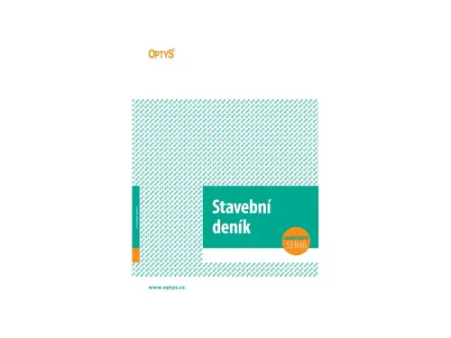 Deník stavební NCR