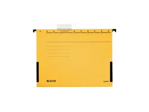 Desky Alpha s bočnicemi žluté závěsné