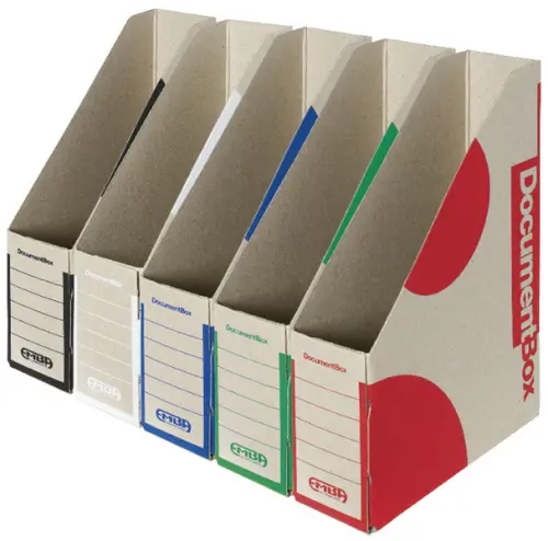 Stojan na časopisy Emba červený