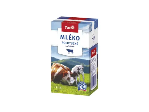 Mléko polotučné 1l