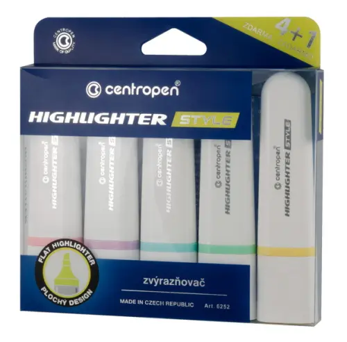 Zvýrazňovač 6252 Style pastla sada 5ks