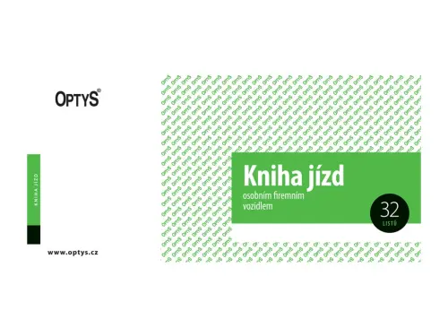 Kniha jízd 1/3 A4 firemního vozidla