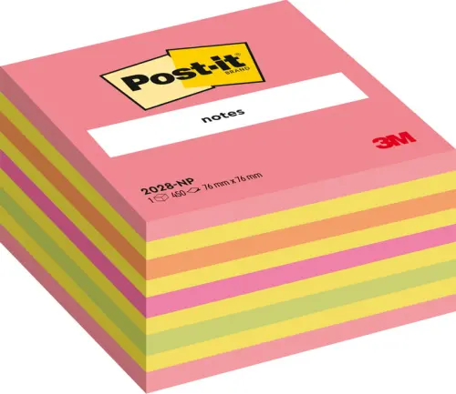 Samolepicí blok 2028 NP/2028 NB odstíny růžové