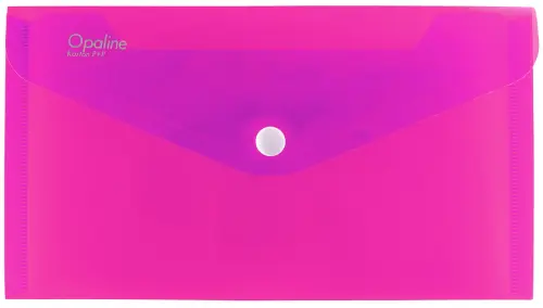 Obálka plastová s drukem DL červená