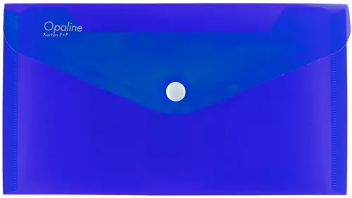 Obálka plastová s drukem DL modrá