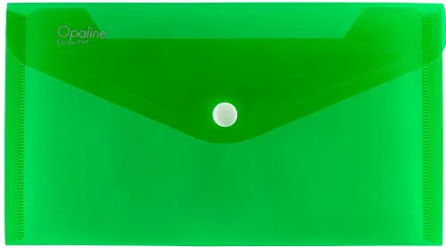 Obálka plastová s drukem DL zelená
