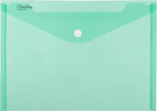 Obálka plastová s drukem A4 zelená