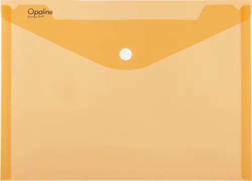 Obálka plastová s drukem A4 oranžová