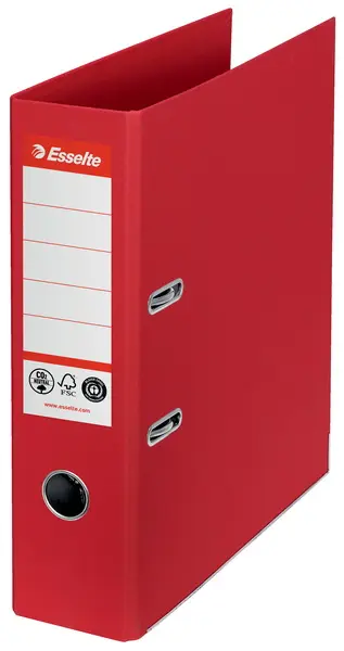 Pořadač pákový No. 1 recyklovaný červený 75mm