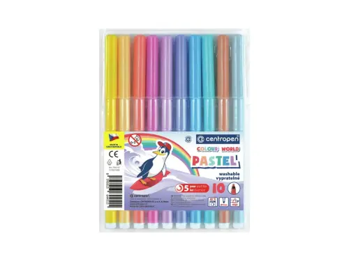 Popisovač 7550/12 sada Pastel Ergo vypratelný inkoust