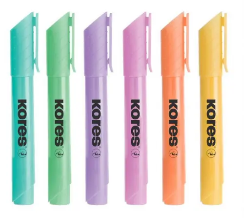 Sada zvýrazňovačů HIGH LINER Pastel 0,5-5mm