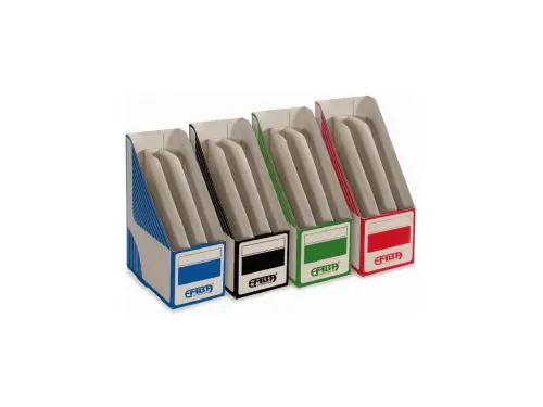 Box na časopisy Triobox zelený