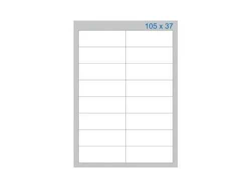 Etikety samolepicí 105 x 37 mm 100 archů Eco