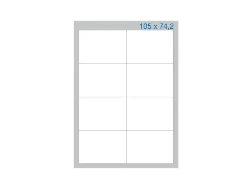 Etikety samolepicí 105 x 74,2 mm 100 archů Eco