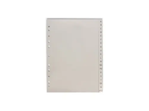 Rejstřík A5 A-Z PP šedý