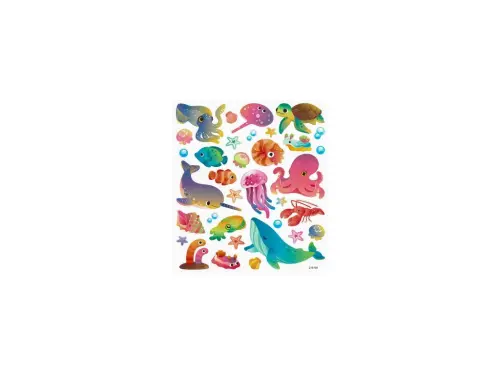 Samolepky papírové DPNK-141 mořští tvorové DP