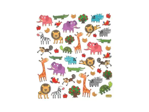 Samolepky papírové DPNK-127 zoo DP