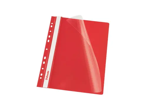 Rychlovazač euro s průhlednou stranou červený Esselte