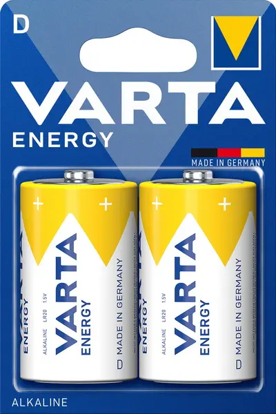 Baterie alkalické Varta Energy LR20-D(1,5V) 2ks