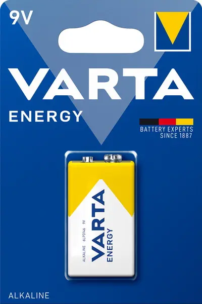 Baterie alkalické Varta Energy 6LR61-9V(9V) 1ks