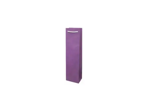 Taška papírová na víno fialová