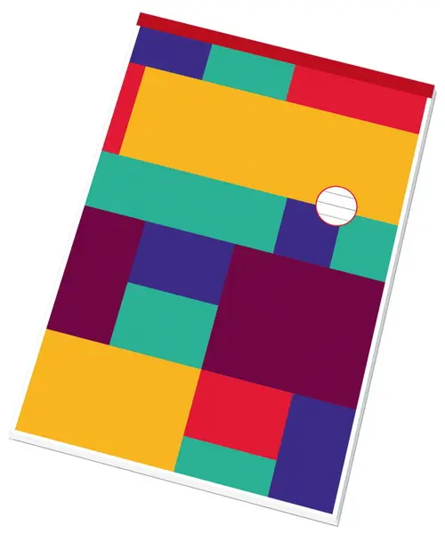 Blok poznámkový šitý bezdřevý A4 linkovaný