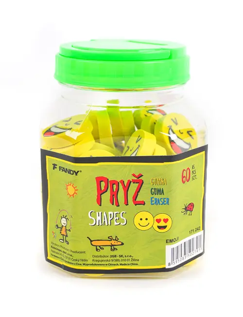 Pryž Shapes 60 ks 01 smajlík