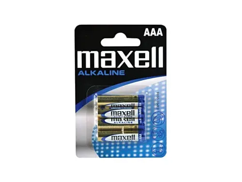 Baterie alkalická AAA/RO3 Maxell 4 ks