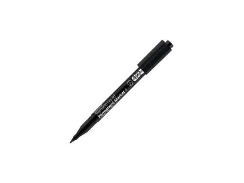 Popisovač netíratelný Monami 122-A černý kulatý