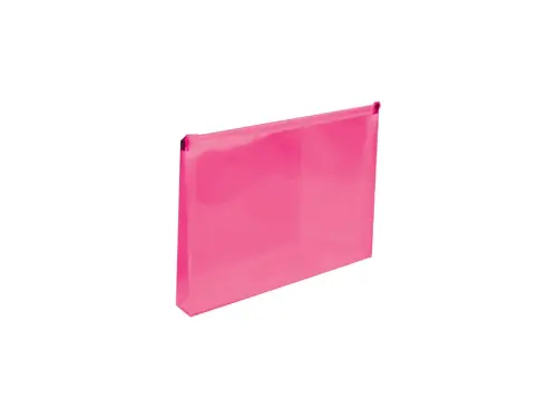 Obálka A5 se zipem růžová