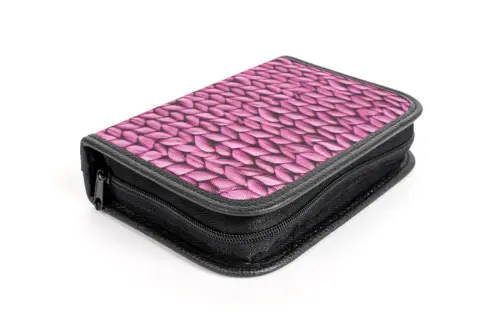 Penál se 2 klopami Love 2 růžový