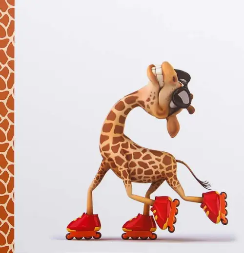 Fotoalbum HDFA-519 Giraffe 3