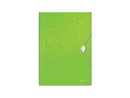 Mapa tříklopá Leitz WOW PP zelená