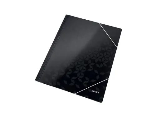 Mapa tříklopá Leitz WOW černá