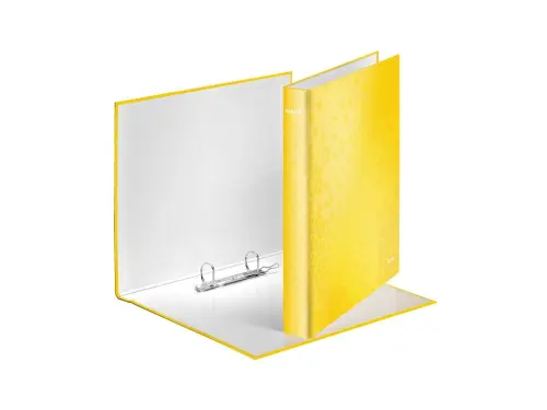 Pořadač 2 kroužkový D25 A4+ Leitz Active Wow žlutý