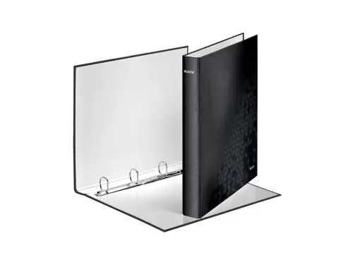 Pořadač 4 kroužkový D25 A4+ Leitz Active Wow černý