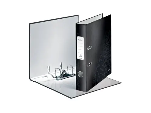 Pořadač pákový 50 mm Leitz Active Wow 180° lesklý černý