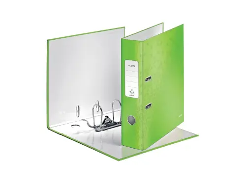 Pořadač pákový 85 mm Leitz Active Wow 180° lesklý zelený