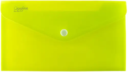 Obálka plastová s drukem Opaline DL sv.zelená