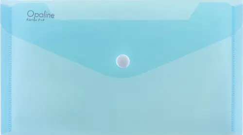 Obálka plastová s drukem Opaline DL sv.modrá