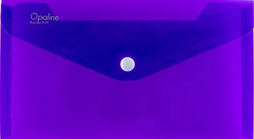 Obálka plastová s drukem Opaline DL fialová