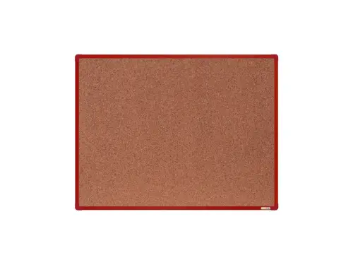 Tabule korková 60 x 90 cm červená