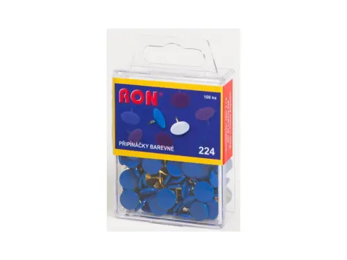 Připínáčky 224 modré 100ks