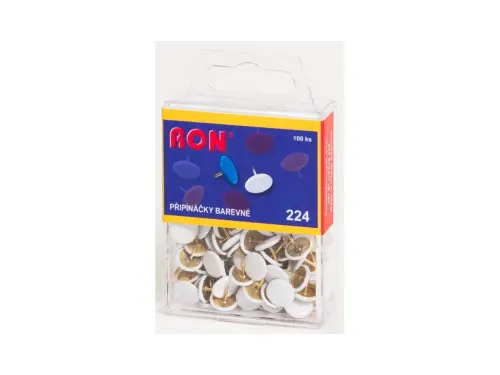 Připínáčky 224 bílé 100ks