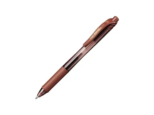 Gelové pero EnerGel X hnědé