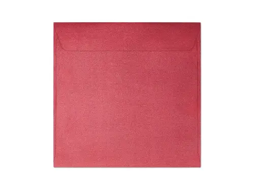 Obálky 145x145 Pearl červené 10 ks