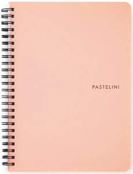 Blok spirálový PASTELINI A5 meruňkový linkovaný