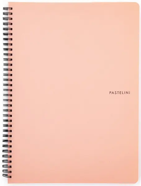 Blok spirálový PASTELINI A4 meruňkový linkovaný