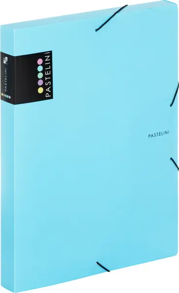 Box s gumou PASTELINI modrý