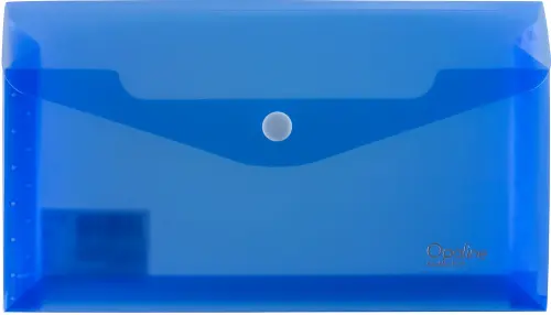 Obálka s drukem prostorová Opaline DL modrá